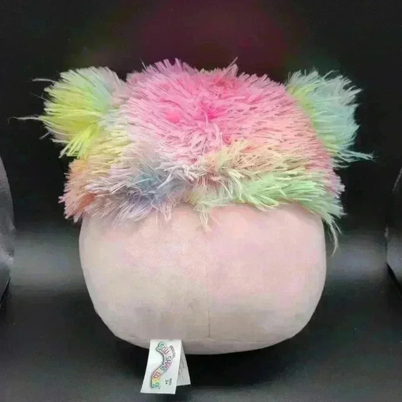 Squishmallows Caparinne RARE the Pink Rainbow Bigfoot NWT Multicolor - Picture 4 of 7